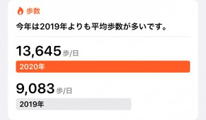 年間歩数平均