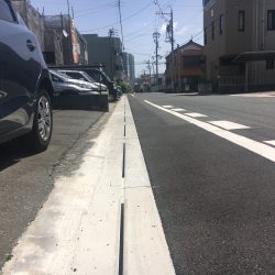 冠水対策の浸透側溝現場紹介